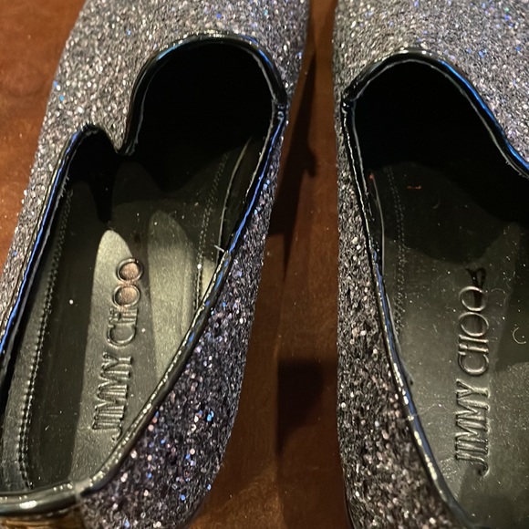 Jimmy Choo glitter shoes brand new with out box or dust bags NEW never used - Picture 3 of 12